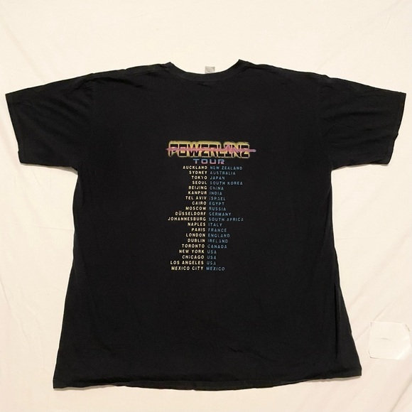 Powerline Stand Out World Tour 94 Tee Shirt Size 3XL Tshirt - Picture 8 of 16